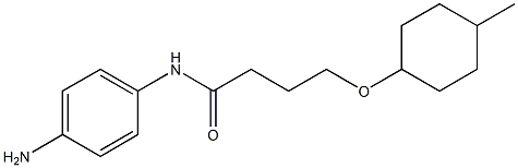 N-(4-aminophenyl)-4-[(4-methylcyclohexyl)oxy]butanamide