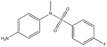N-(4-aminophenyl)-4-fluoro-N-methylbenzene-1-sulfonamide Structure