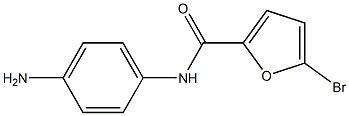 N-(4-aminophenyl)-5-bromo-2-furamide Struktur