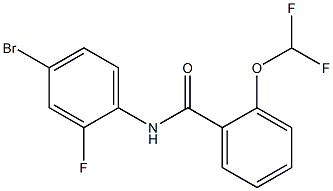  N-(4-bromo-2-fluorophenyl)-2-(difluoromethoxy)benzamide