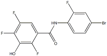  N-(4-bromo-2-fluorophenyl)-2,4,5-trifluoro-3-hydroxybenzamide