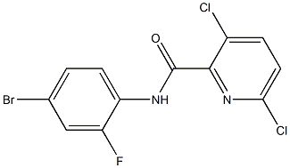  N-(4-bromo-2-fluorophenyl)-3,6-dichloropyridine-2-carboxamide