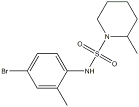 N-(4-bromo-2-methylphenyl)-2-methylpiperidine-1-sulfonamide