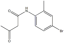 N-(4-bromo-2-methylphenyl)-3-oxobutanamide Struktur