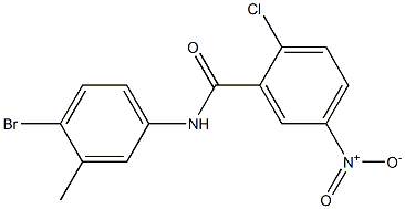 N-(4-bromo-3-methylphenyl)-2-chloro-5-nitrobenzamide