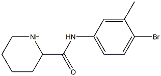 N-(4-bromo-3-methylphenyl)piperidine-2-carboxamide Structure