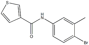 N-(4-bromo-3-methylphenyl)thiophene-3-carboxamide