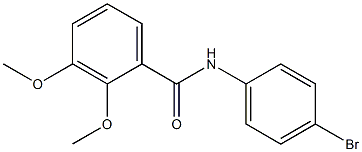 N-(4-bromophenyl)-2,3-dimethoxybenzamide Struktur