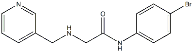 N-(4-bromophenyl)-2-[(pyridin-3-ylmethyl)amino]acetamide|