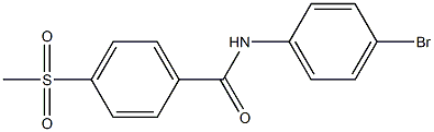 N-(4-bromophenyl)-4-methanesulfonylbenzamide Structure