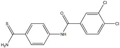  N-(4-carbamothioylphenyl)-3,4-dichlorobenzamide