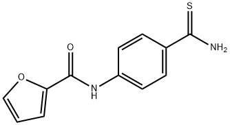 N-(4-carbamothioylphenyl)furan-2-carboxamide Struktur