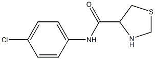 N-(4-chlorophenyl)-1,3-thiazolidine-4-carboxamide|