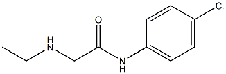 N-(4-chlorophenyl)-2-(ethylamino)acetamide Structure