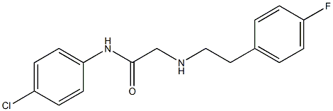 N-(4-chlorophenyl)-2-{[2-(4-fluorophenyl)ethyl]amino}acetamide|