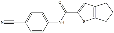 N-(4-cyanophenyl)-5,6-dihydro-4H-cyclopenta[b]thiophene-2-carboxamide