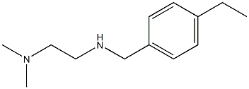 N'-(4-ethylbenzyl)-N,N-dimethylethane-1,2-diamine,,结构式