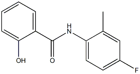 N-(4-fluoro-2-methylphenyl)-2-hydroxybenzamide Structure