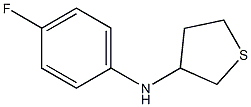 N-(4-fluorophenyl)thiolan-3-amine Struktur