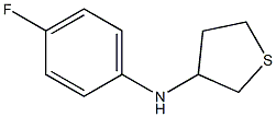 N-(4-fluorophenyl)thiolan-3-amine,,结构式