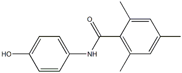 N-(4-hydroxyphenyl)-2,4,6-trimethylbenzamide,,结构式