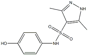 N-(4-hydroxyphenyl)-3,5-dimethyl-1H-pyrazole-4-sulfonamide