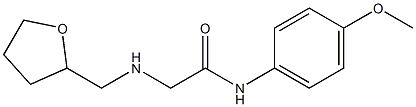 N-(4-methoxyphenyl)-2-[(oxolan-2-ylmethyl)amino]acetamide