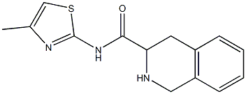  N-(4-methyl-1,3-thiazol-2-yl)-1,2,3,4-tetrahydroisoquinoline-3-carboxamide