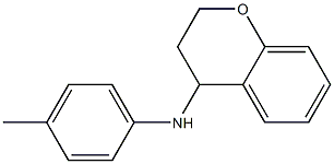 N-(4-methylphenyl)-3,4-dihydro-2H-1-benzopyran-4-amine,,结构式