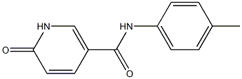 N-(4-methylphenyl)-6-oxo-1,6-dihydropyridine-3-carboxamide Structure