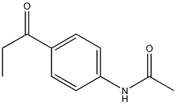 N-(4-propanoylphenyl)acetamide Structure