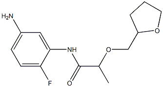 N-(5-amino-2-fluorophenyl)-2-(oxolan-2-ylmethoxy)propanamide