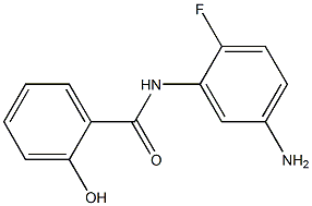 N-(5-amino-2-fluorophenyl)-2-hydroxybenzamide Struktur