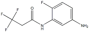 N-(5-amino-2-fluorophenyl)-3,3,3-trifluoropropanamide,,结构式