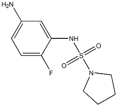 N-(5-amino-2-fluorophenyl)pyrrolidine-1-sulfonamide|