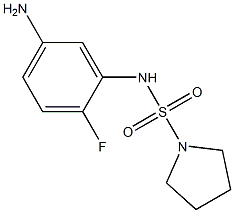  N-(5-amino-2-fluorophenyl)pyrrolidine-1-sulfonamide