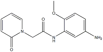 N-(5-amino-2-methoxyphenyl)-2-(2-oxopyridin-1(2H)-yl)acetamide Struktur