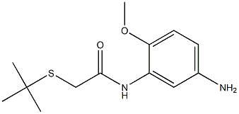 N-(5-amino-2-methoxyphenyl)-2-(tert-butylsulfanyl)acetamide