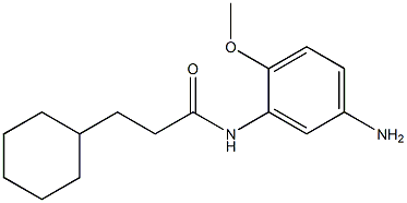 N-(5-amino-2-methoxyphenyl)-3-cyclohexylpropanamide