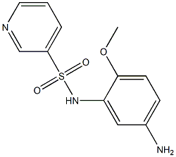 N-(5-amino-2-methoxyphenyl)pyridine-3-sulfonamide Structure