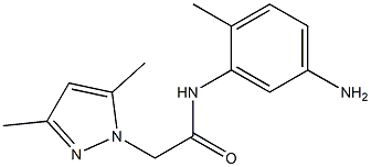  N-(5-amino-2-methylphenyl)-2-(3,5-dimethyl-1H-pyrazol-1-yl)acetamide