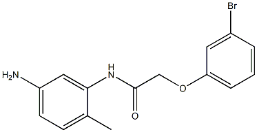 N-(5-amino-2-methylphenyl)-2-(3-bromophenoxy)acetamide Structure