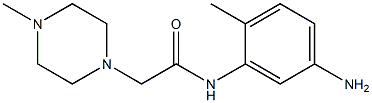 N-(5-amino-2-methylphenyl)-2-(4-methylpiperazin-1-yl)acetamide 结构式