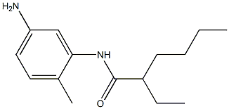 N-(5-amino-2-methylphenyl)-2-ethylhexanamide 结构式