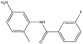 N-(5-amino-2-methylphenyl)-3-fluorobenzamide Struktur