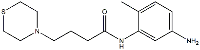 N-(5-amino-2-methylphenyl)-4-(thiomorpholin-4-yl)butanamide Struktur