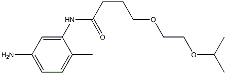 N-(5-amino-2-methylphenyl)-4-[2-(propan-2-yloxy)ethoxy]butanamide Structure