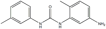 N-(5-amino-2-methylphenyl)-N'-(3-methylphenyl)urea 化学構造式