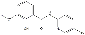N-(5-bromopyridin-2-yl)-2-hydroxy-3-methoxybenzamide
