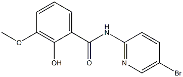 N-(5-bromopyridin-2-yl)-2-hydroxy-3-methoxybenzamide|